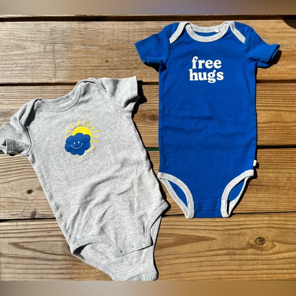 gerber short sleeve snap onesie - 3 infant baby toddler 12m - Picture 3 of 5